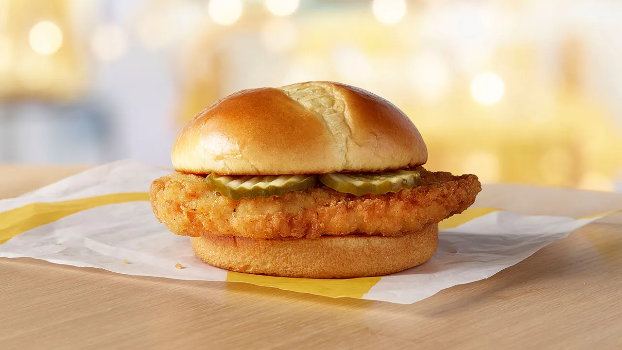 Crispy chicken sandwich Large