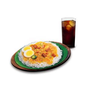 Palabok Reg with drinks