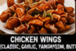 Chicken Wings (Classic, Garlic, Yangnyeom, Buttered)