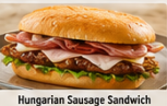 Hungarian Sausage Sandwich