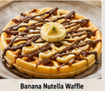 Banana Nutella Waffle